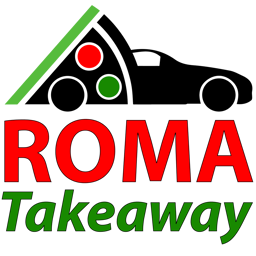 Roma Takeaway logo.